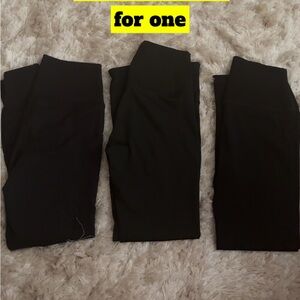 Black Leggings - Comfortable Everyday Bottoms